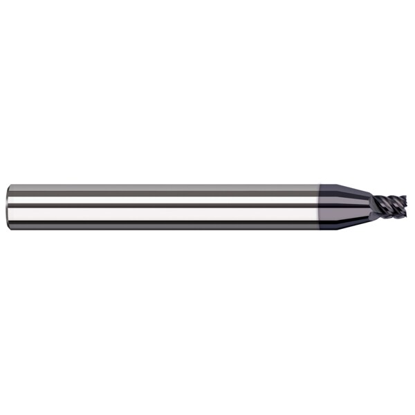 End Mill for Medium Alloy Steels - Square, 0.0250", Number of Flutes: 4